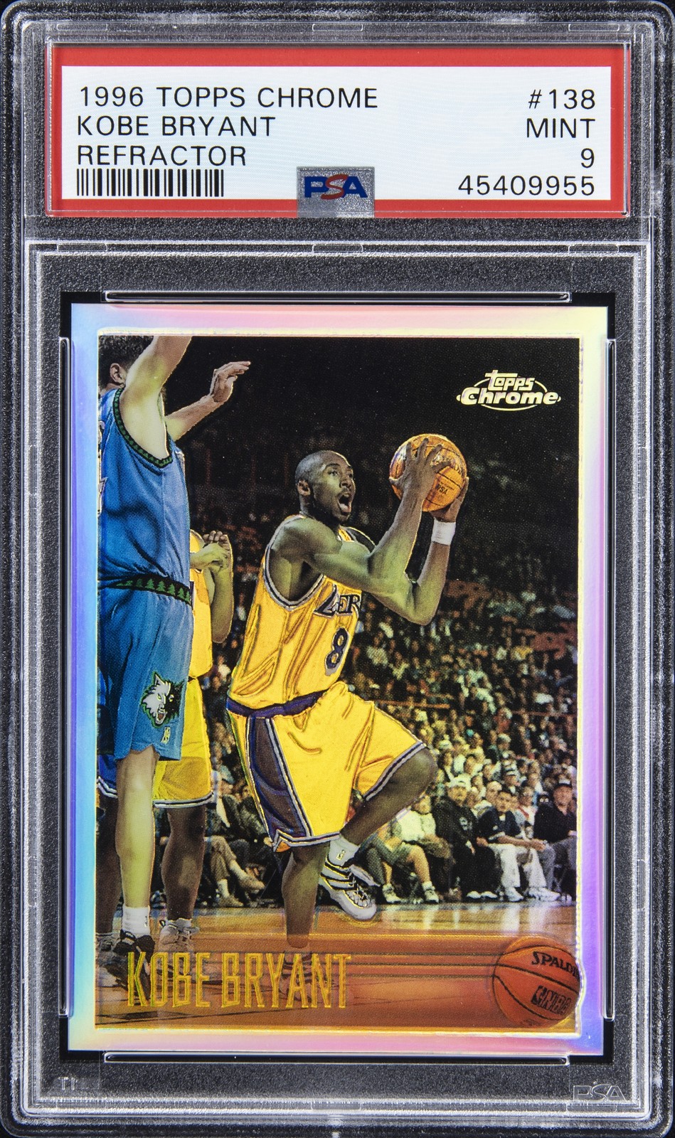 1996 Topps Chrome Kobe Bryant PSA 9