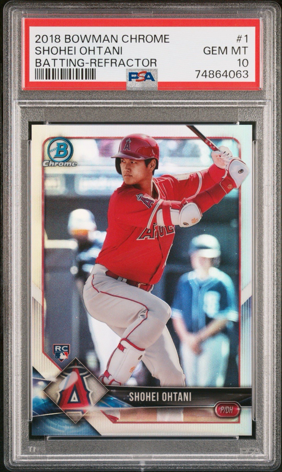 2018 Bowman Chrome Shohei Ohtani PSA 10